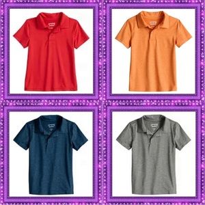 🌟Lot of 4🌟 JUMPING BEANS Baby Boys Polo Shirts Clothes Set/Bundle